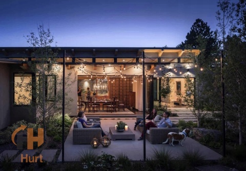 Lampki LED - Girlanda Ogrodowa Świetlna 15m + 15 x Żarówka LED + Gruby Kabel + Wodoszczelna + Najlepsza Jakość + Lampki LED